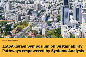 ידיעה מהעבר: IIASA, אחד הארגונים המובילים בעולם בתחום הקיימות, קיים כנס בישראל (2022)